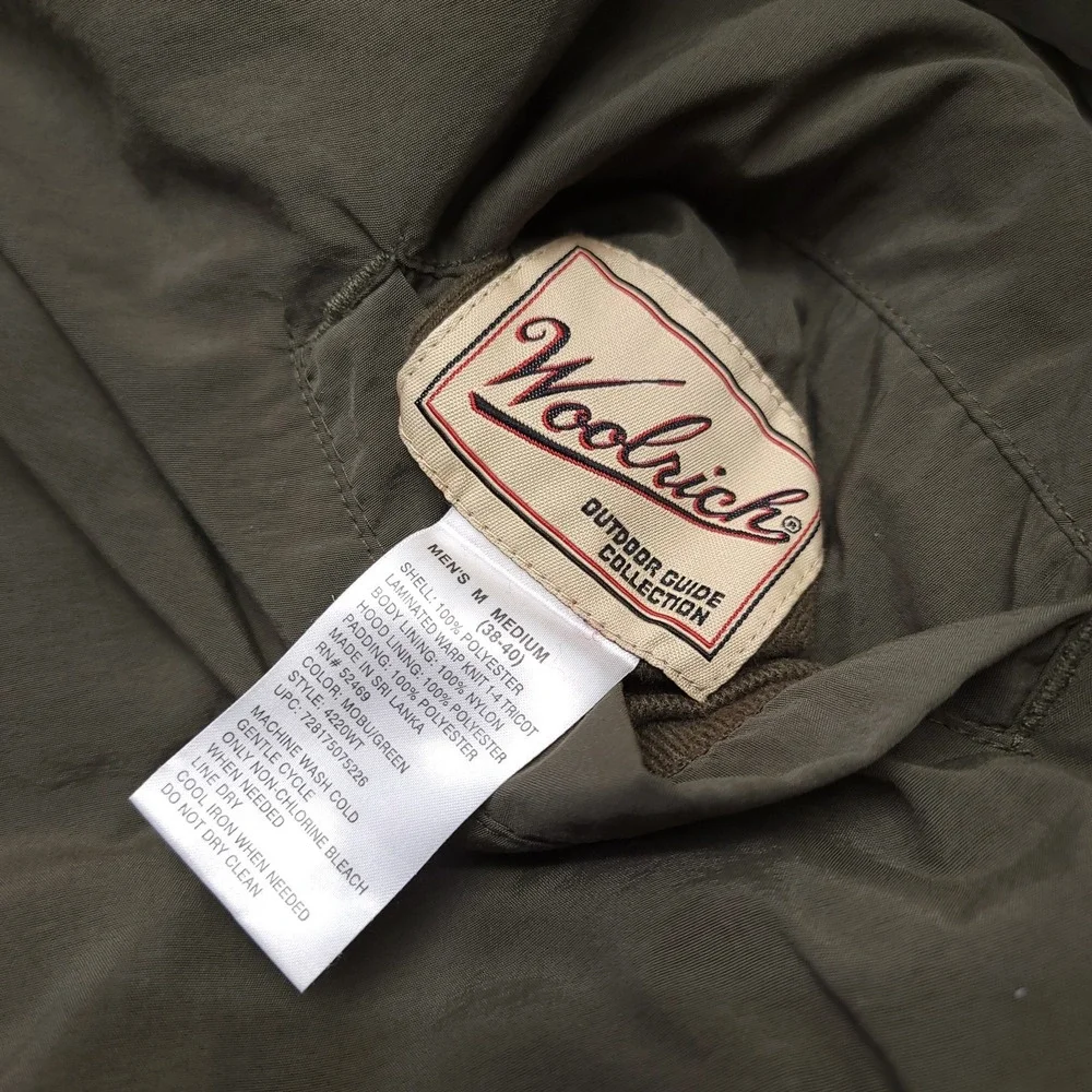 WOOLRICH MG3 Men's Medium Reversible Camo Hunting Jacket w/hood GUIDE COLLECTION